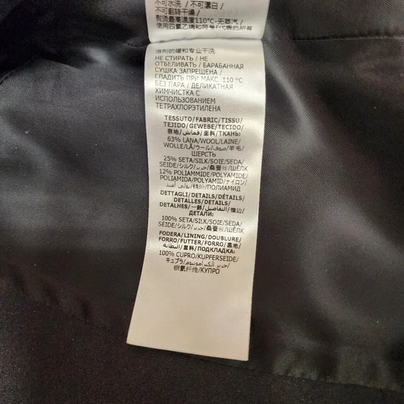 Alexander McQueen Single Breasted Blazer Silk Detailing